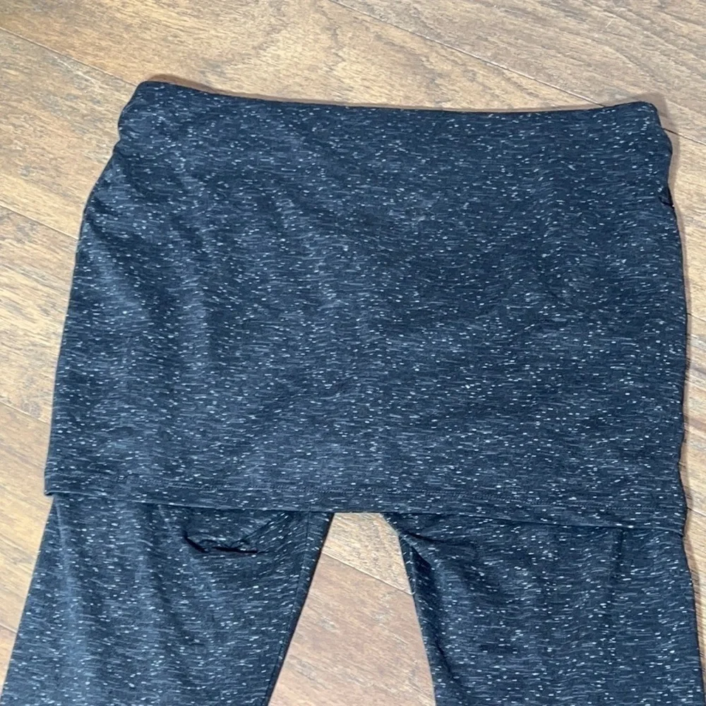 CABI M'Leggings Space Dye Charcoal Gray XS #3210 NWOT